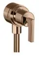 AXOR-HG-AXOR-Citterio-Wandanschluss-Stop-mit-Rueckflussverhinderer-Absperrventil-und-Hebelgriff-Polished-Red-Gold-39882300 gallery number 1